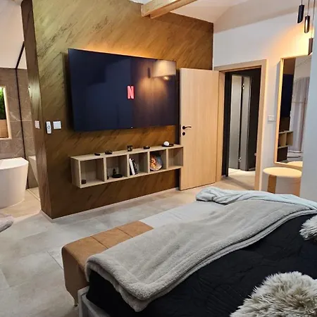 Apartmanica 5a, Private Wellness, Garage, Center 샬레