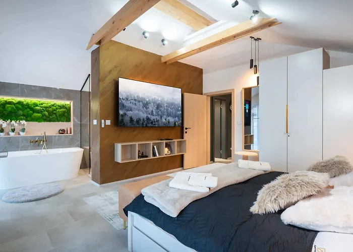 Apartmanica 5a, Private Wellness, Garage, Center Alpehytte Donovaly